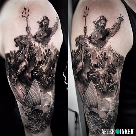 tattoo of poseidon|poseidon mythology tattoo.